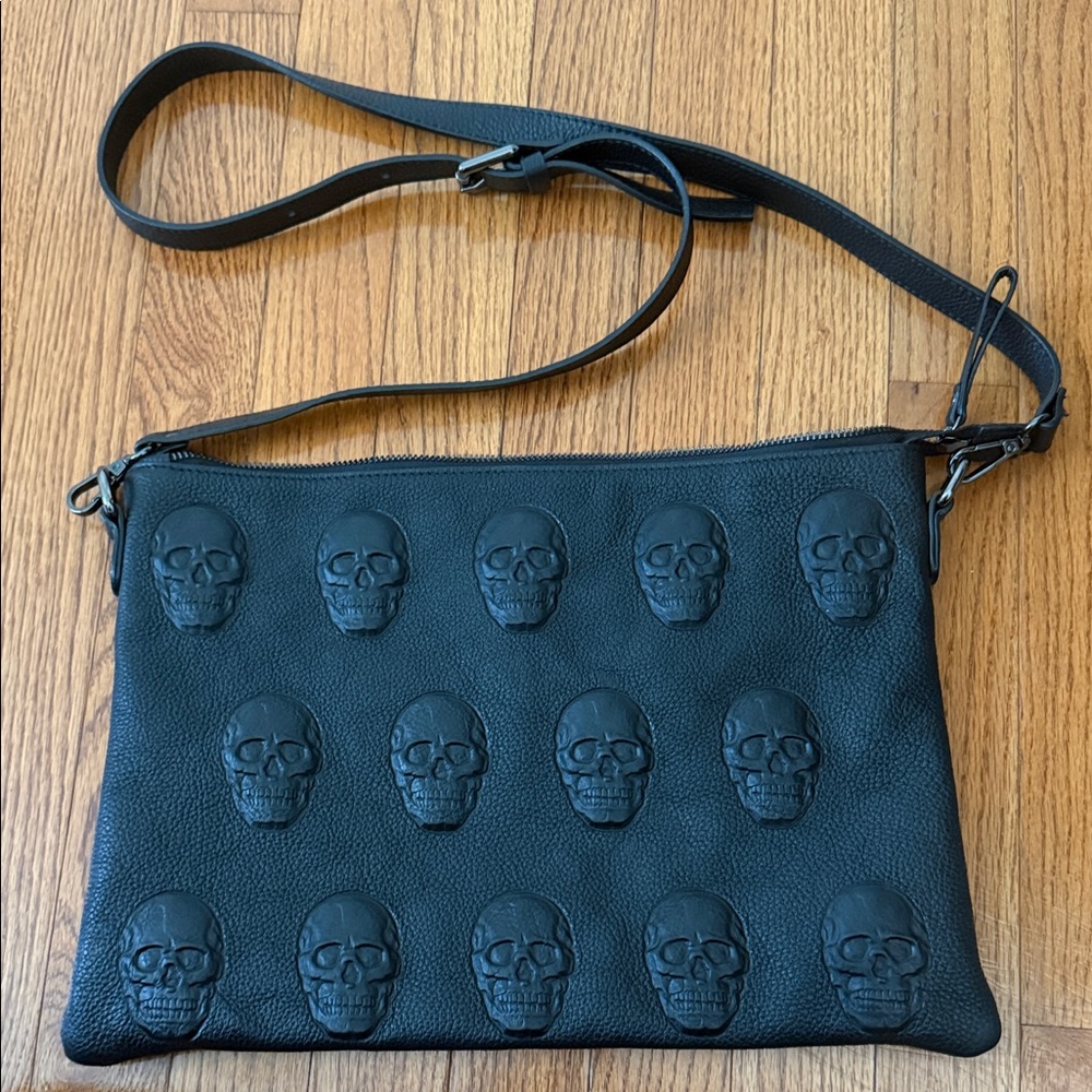 Pelle Pelle Leather Skull Bag